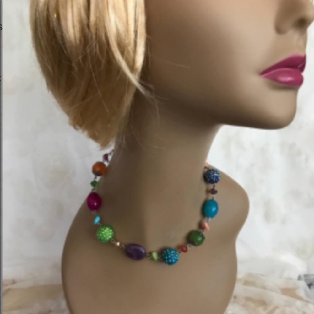 Fun Multy-Color Beaded Necklace